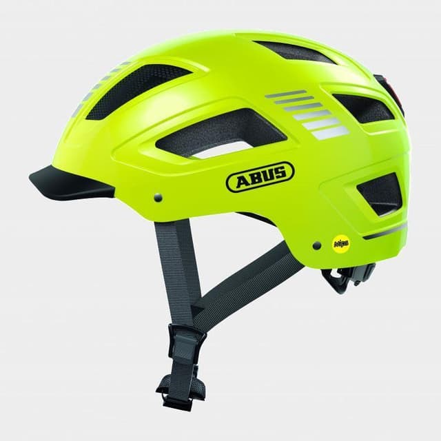 Abus Hyban 2.0 MIPS Signal Yellow, Cykelhjälm Gul Large