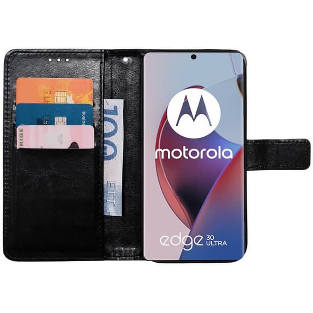 Mobilplånbok 3-kort Motorola Edge 30 Ultra - Svart