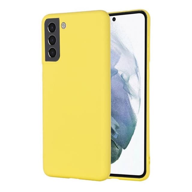 Liquid silikone cover Samsung Galaxy S22 Plus - Gul