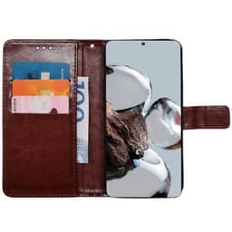Wallet cover 3-kort Xiaomi 12T - Brun