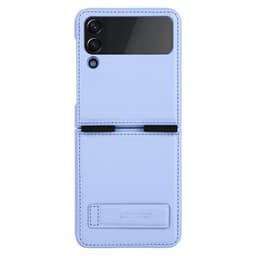 Nillkin Qin Vegansk Lær Deksel Samsung Galaxy Z Flip 4 - Lavendel