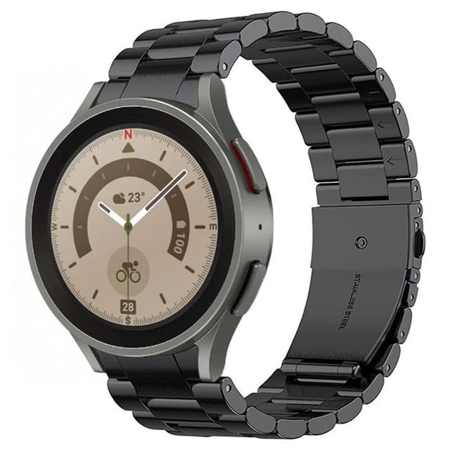 Armband RSF Stål No-Gap Samsung Galaxy Watch 5 Pro (45mm) - Svart