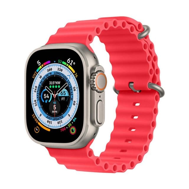 RIB Urheiluranneke Apple Watch Ultra (49mm) - Punainen