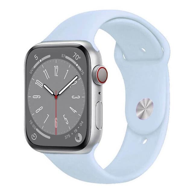 Urheiluranneke Apple Watch 8 (45mm) - Vaaleansininen