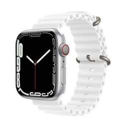 RIB Urheiluranneke Apple Watch 7 (41mm) - Valkoinen