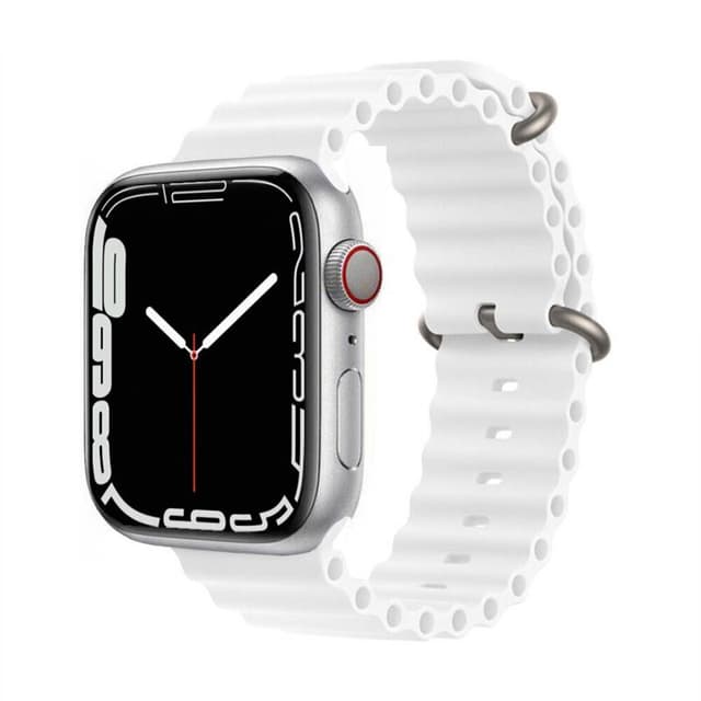 RIB Urheiluranneke Apple Watch 7 (41mm) - Valkoinen