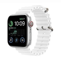 RIB Urheiluranneke Apple Watch SE 2022 (44mm) - Valkoinen