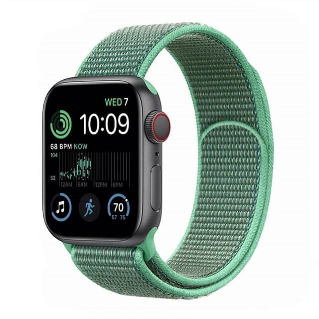 Nailon Rannekoru Apple Watch SE 2022 (44mm) - Spearmint