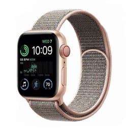 Nailon Rannekoru Apple Watch SE 2022 (40mm) - Pink Sand
