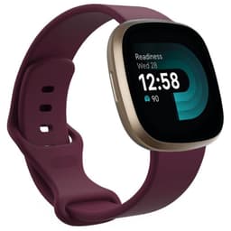 Sport Armband Fitbit Versa 4 - Vinröd