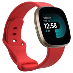 Sport Rannekoru Fitbit Versa 4 - Punainen