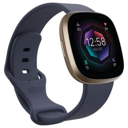 Sport Rannekoru Fitbit Sense 2 - Harmaa sininen