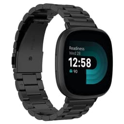 Armbånd Rustfritt stål Fitbit Versa 4 - Svart