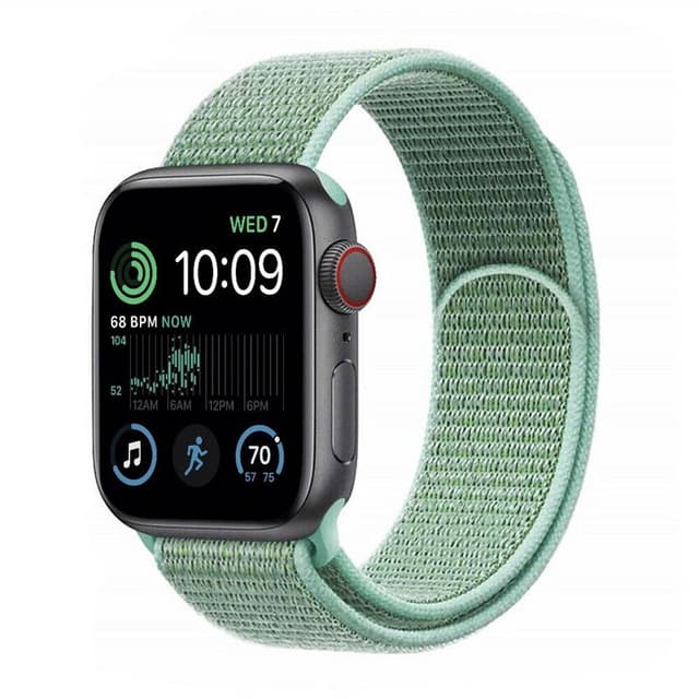 Nailon Rannekoru Apple Watch SE 2022 (44mm) - Marine Green
