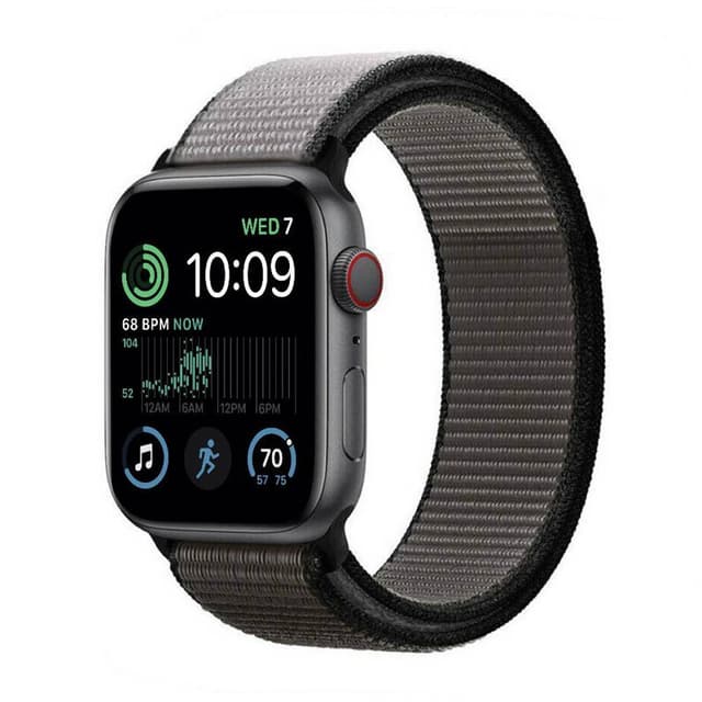 Nylon armbånd Apple Watch SE 2022 (44mm) - Anchor grey