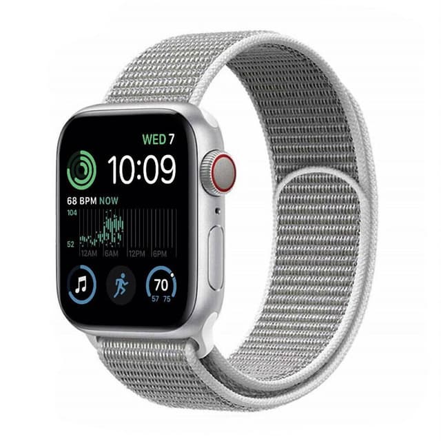 Nailon Rannekoru Apple Watch SE 2022 (44mm) - Seashell