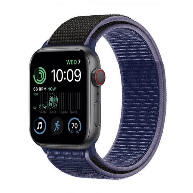 Nailon Rannekoru Apple Watch SE 2022 (40mm) - Midnight black