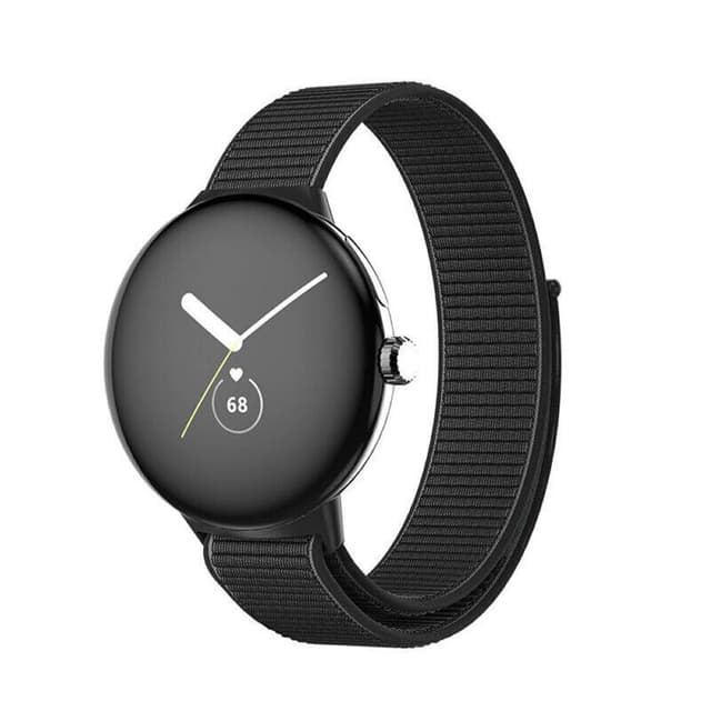 Nylon Armbånd Google Pixel Watch - Midnight black