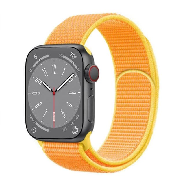 Nylon Armband Apple Watch 8 (41mm) - Canary Yellow