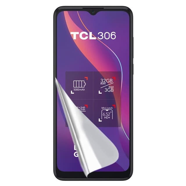 2-pack Skärmskydd 3D Soft HydroGel TCL 306