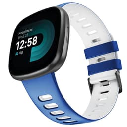 Twin Sport armbånd Fitbit Versa 4 - Blå/hvit