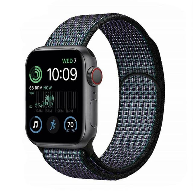 Nailon Rannekoru Apple Watch SE 2022 (40mm) - Glowing Grapes
