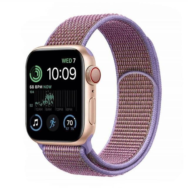Nailon Rannekoru Apple Watch SE 2022 (40mm) - Lilac