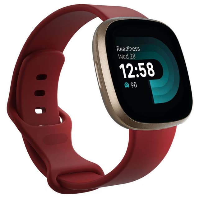 Sport armbånd till Fitbit Versa 4 - Mørkerød