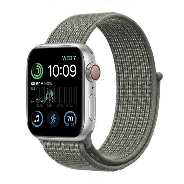 Nailon Rannekoru Apple Watch SE 2022 (44mm) - Spuce Fog