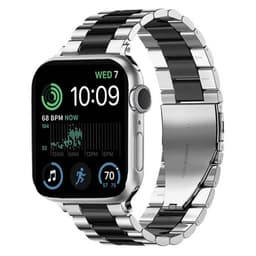 Armbånd Rustfrit stål Apple Watch SE 2022 (40mm) - Sølv/Sort