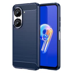 Borstat silikon skal Asus Zenfone 9 - Blå