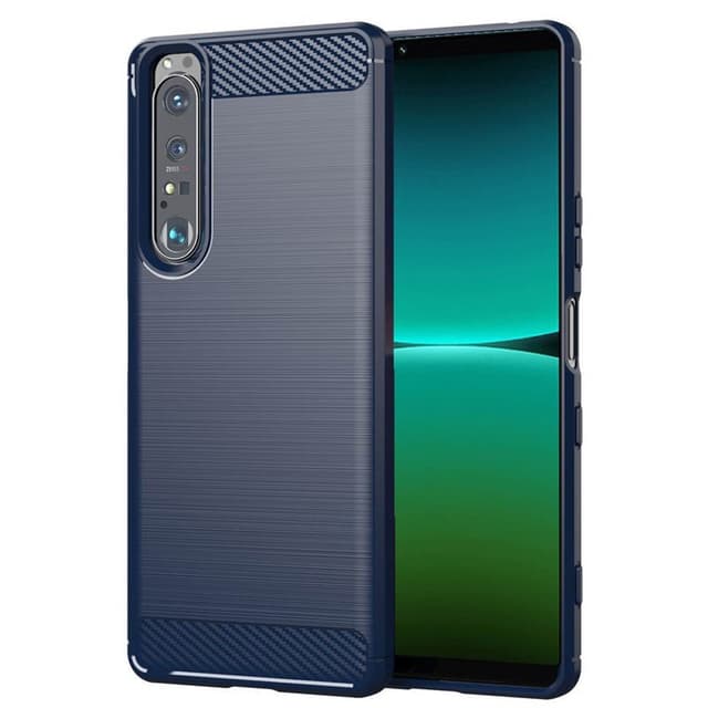 Borstat silikon skal Sony Xperia 5 IV - Blå