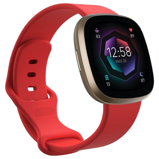 Sport Armband Fitbit Sense 2 - Röd