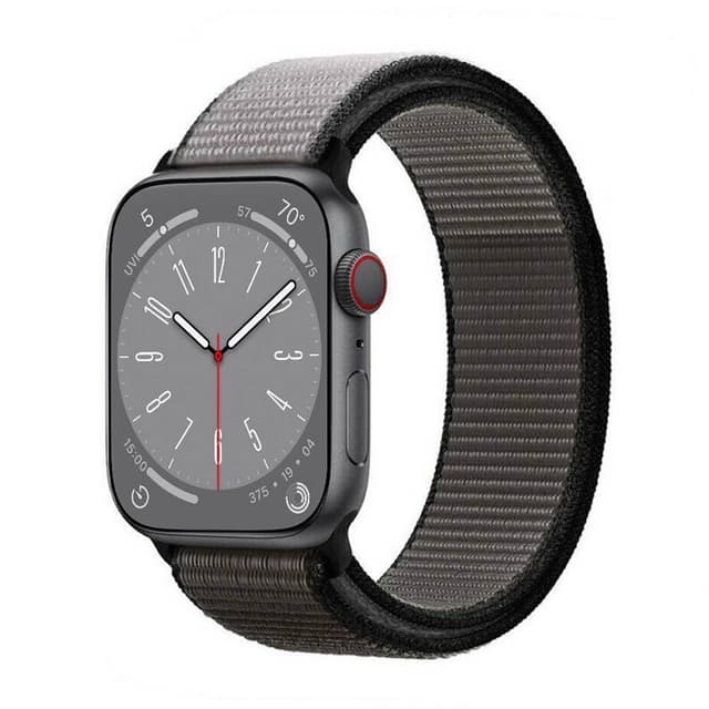 Nailon Rannekoru Apple Watch 8 (45mm) - Anchor grey