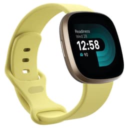 Sport Armbånd til Fitbit Versa 4 - Creamy Yellow