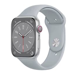 Urheiluranneke Apple Watch 8 (45mm) - Vaaleanharmaa