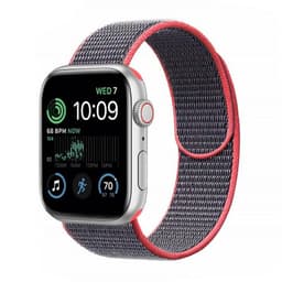 Nylon armbånd Apple Watch SE 2022 (44mm) - Electric pink