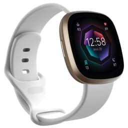 Sport Rannekoru Fitbit Sense 2 - Valkoinen