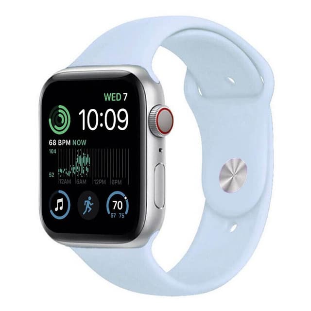Urheiluranneke Apple Watch SE 2022 (44mm) - Vaaleansininen