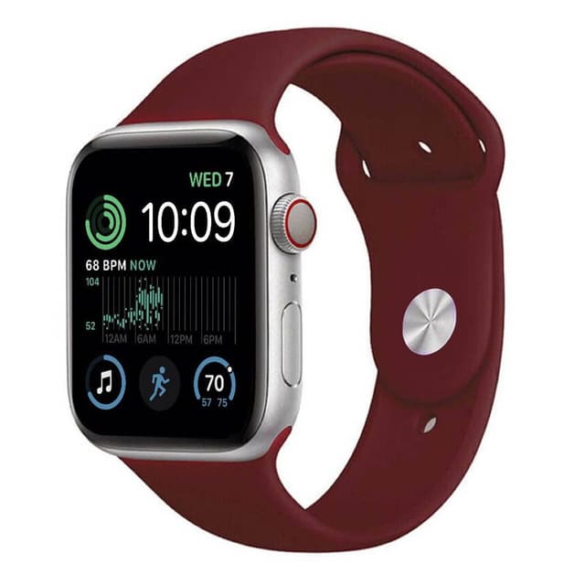 Urheiluranneke Apple Watch SE 2022 (40mm) - Wine red