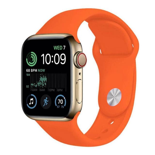 Urheiluranneke Apple Watch SE 2022 (40mm) - Oranssi