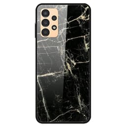 SKALO Samsung A23 5G Marmor Härdat Glas TPU-skal - Motiv 1