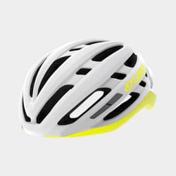 GIRO Agilis MIPS W Matte White Citron, Cykelhjälm Vit M
