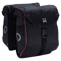 vidaXL Cykelväska 300 Flexi 24 L svart och röd