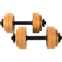 Gorilla Sports Hantler GULL Støpejern - 2x15kg