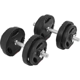Gorilla Sports Dumbbells PRO Trigrip - 2x10kg