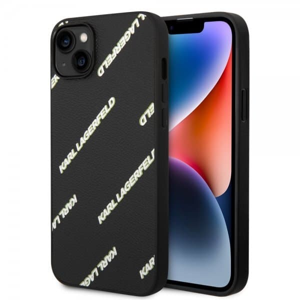 Karl Lagerfeld iPhone 14 Plus Skal Logomania Svart