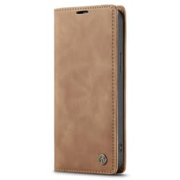 CASEME Lommebok-deksel iPhone 14 - Lysebrun
