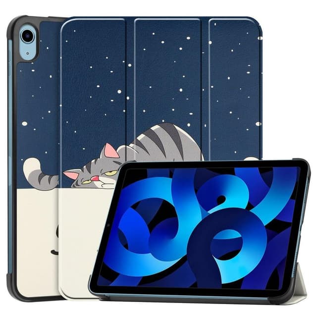 Apple iPad 10.9 2022 Slim fit tri-fold fodral - Cat
