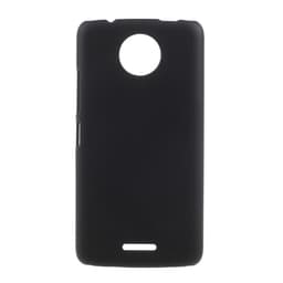 Lenovo Moto C Plus, Skal Plastskal Rubberized - Svart